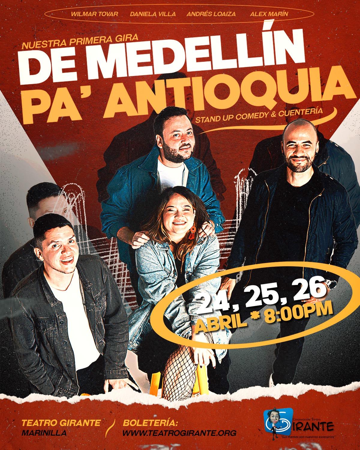 De Medallo pa Antioquia