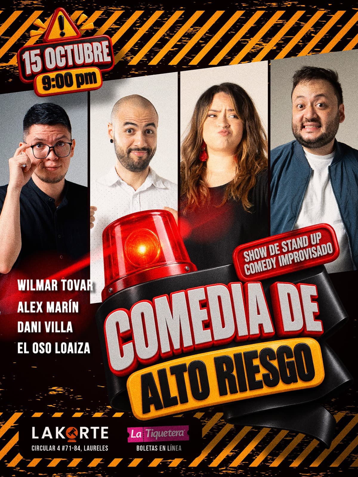 Artwork de Comedia de Alto Riesgo